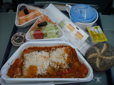 Os オーストリア航空のベジタリアン機内食 成田 ウィーン線 時空の旅人